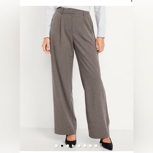 Old Navy Extra High Waist Wide-Leg Pants Gray Women’s Small